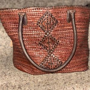 Hand Crafted Leather Purse from India